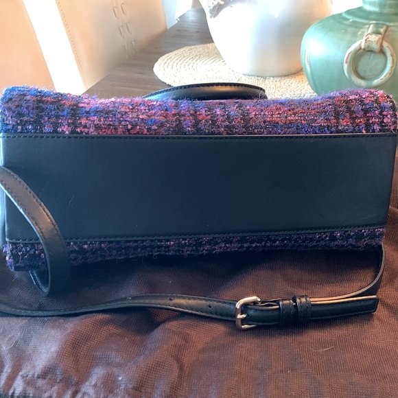 EUC Kate Spade Emerson Olivera Tweed Handbag - Picture 4 of 11